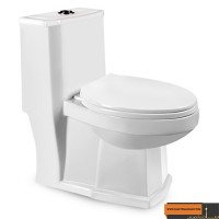توالت فرنگی مروارید مدل رومینا 69 درجه دو